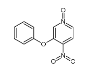 4-nitro-3-phenoxypyridine N-oxide结构式