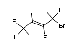 1-bromoheptafluoro-2-butene结构式