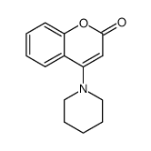 4-piperidin-1-yl-chromen-2-one结构式