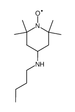 4-butylamino-2,2,6,6-tetramethylpiperidine-N-oxyl Structure