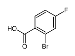 2-溴-4-氟苯甲酸结构式
