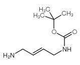 tert-Butyl (4-aminobut-2-en-1-yl)carbamate structure