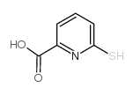 6-疏基吡啶-2-羧酸结构式