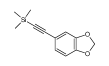 5-(2-(Trimethylsilyl)ethenyl)-1,3-benzodioxole结构式