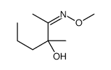 (2Z)-2-methoxyimino-3-methylhexan-3-ol Structure