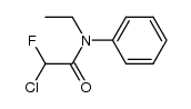 2-chloro-N-ethyl-2-fluoro-N-phenylacetamide结构式