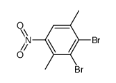 2,3-Dibromo-5-nitro-p-xylene结构式