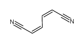 (Z,Z)-2,4-HEXADIENEDINITRILE Structure