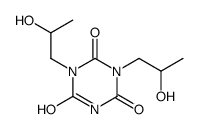 1,3-Bis(2-hydroxypropyl)hexahydro-1,3,5-triazine-2,4,6-trione Structure