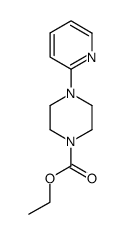 ethyl-4-(2-pyridyl)-1-piperazine carboxylate结构式