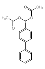 [acetyloxy-(4-phenylphenyl)-λ3-iodanyl] acetate结构式