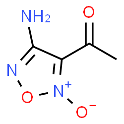 Ethanone, 1-(4-amino-2-oxido-1,2,5-oxadiazol-3-yl)- (9CI) structure