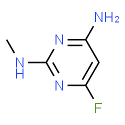 2,4-Pyrimidinediamine, 6-fluoro-N2-methyl- (9CI) structure