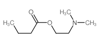 Butanoic acid,2-(dimethylamino)ethyl ester structure