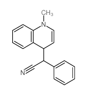 4-Quinolineacetonitrile,1,4-dihydro-1-methyl-a-phenyl- structure