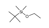 Dimethyl-tert-butylethoxysilane结构式