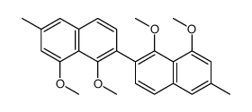 2-(1,8-dimethoxy-6-methylnaphthalen-2-yl)-1,8-dimethoxy-6-methylnaphthalene结构式