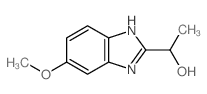 1-(5-methoxy-3H-benzoimidazol-2-yl)ethanol Structure