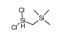 1,1-DICHLORO-3,3-DIMETHYL-1,3-DISILABUTANE结构式
