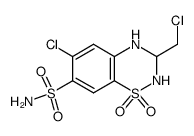 3-Des(allylthio)Methyl-3-chloromethyl Althiazide结构式