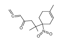 6-methyl-6-(4-methyl-1-nitrocyclohex-3-en-1-yl)hepta-1,2-dien-4-one结构式
