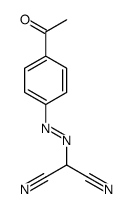 2-[(4-acetylphenyl)diazenyl]propanedinitrile Structure