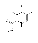 2-Ethoxycarbonyl-3,5-dimethyl-4(1H) -pyridone Structure