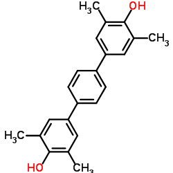 3,3'.5,5''-四甲基-[1,1':4'.1''-三联苯]-4,4''-二醇结构式