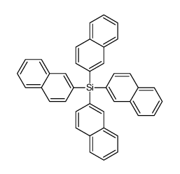 tetranaphthalen-2-ylsilane Structure