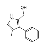 (4-methyl-3-phenyl-1H-pyrrol-2-yl)methanol Structure