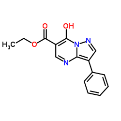 Ethyl 7-hydroxy-3-phenylpyrazolo[1,5-a]pyrimidine-6-carboxylate Structure
