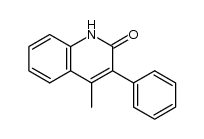 4-methyl-3-phenyl-2(1H)-quinolinone结构式