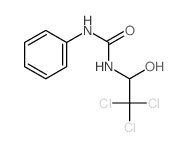 Urea,N-phenyl-N'-(2,2,2-trichloro-1-hydroxyethyl)- structure