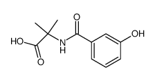 Alanine,N-(3-hydroxybenzoyl)-2-methyl-结构式