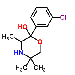 (R,R)-Hydroxy Bupropion Structure