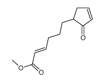 methyl 6-(2-oxocyclopent-3-en-1-yl)hex-2-enoate结构式