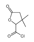 2-Furancarbonyl chloride, tetrahydro-3,3-dimethyl-5-oxo- (9CI)结构式