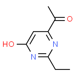 4(1H)-Pyrimidinone, 6-acetyl-2-ethyl- (9CI)结构式