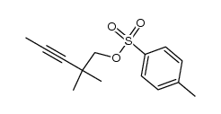 4,4-dimethyl-5-(toluene-4-sulfonyloxy)-pent-2-yne结构式