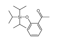 1-[2-tri(propan-2-yl)silyloxyphenyl]ethanone结构式