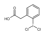 (2-carboxymethyl-phenyl)-dichloro-λ3-iodane结构式