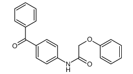 N-(4-Benzoylphenyl)-2-phenoxyacetamide结构式