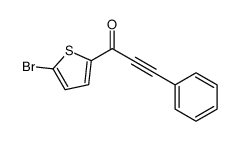 1-(5-bromothiophen-2-yl)-3-phenylprop-2-yn-1-one结构式