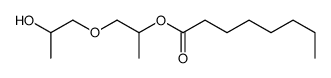 1-(2-hydroxypropoxy)propan-2-yl octanoate structure