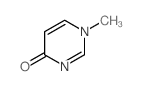 4(1H)-Pyrimidinone,1-methyl-结构式