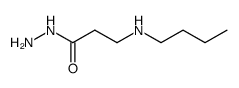3-Butylamino-propionsaeure-hydrazid结构式