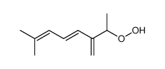1,6-dimethyl-2-methylene-hepta-3t,5-dienyl hydroperoxide Structure