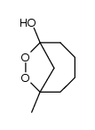 6-methyl-7,8-dioxabicyclo[4.2.1]nonan-1-ol结构式