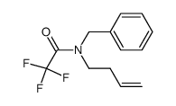 N-benzyl-N-(but-3-enyl)-2,2,2-trifluoroacetamide结构式