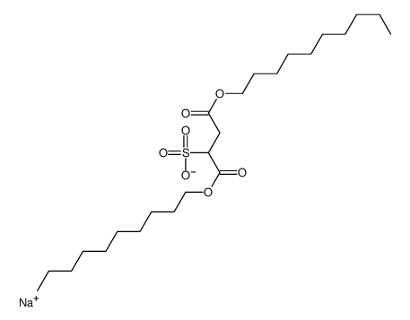 sodium 1,4-didecyl sulphonatosuccinate结构式